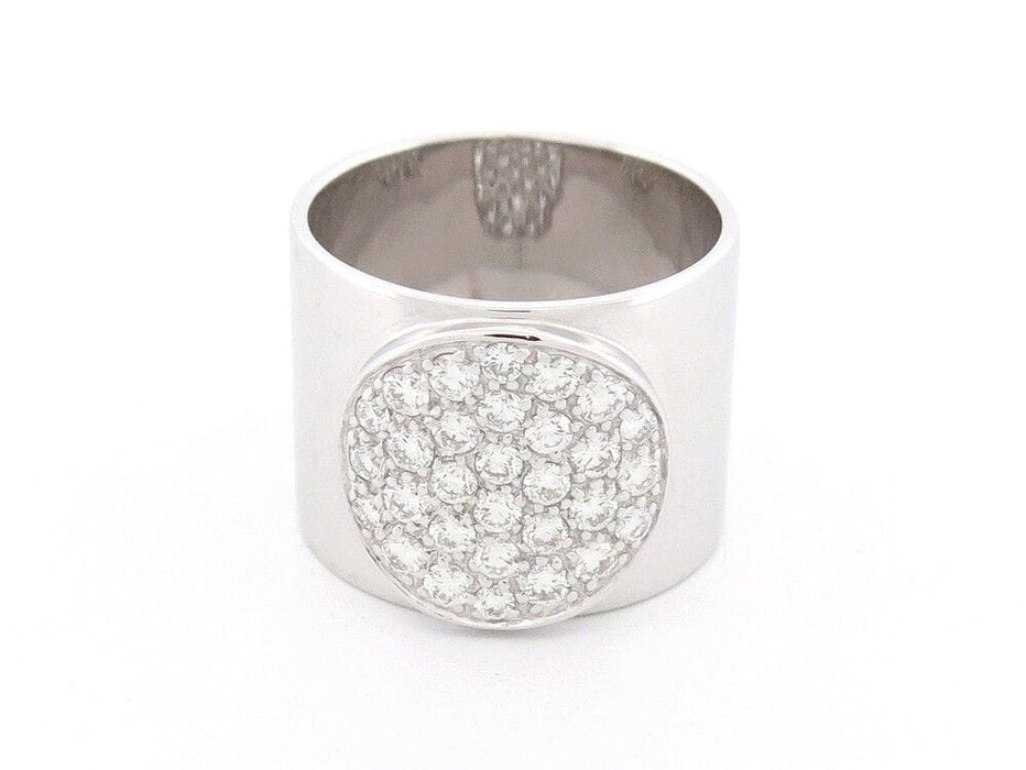 Bague 58 bague DINH VAN anthea en or blanc et diamants 58 Facettes 259240