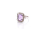 Bague 53 Bague art déco saphir violet et diamants 58 Facettes 27137-27182