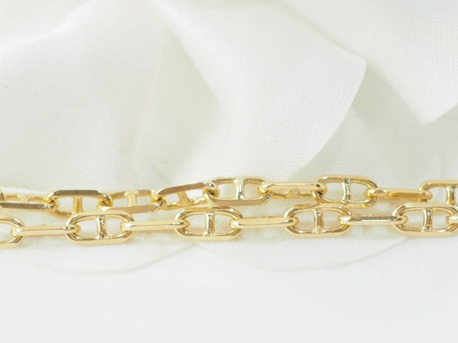 Collier Collier maille marine en or jaune 58 Facettes 33380