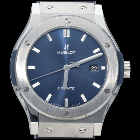 Hublot Montre Classic Fusion Titanium Blue