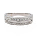 Bague 52 Bague Alliance Or blanc Diamant 58 Facettes 3319593CN