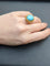 Bague 52 Bague Oursin Vintage Cabochon Turquoise Or Jaune 18 Carats 58 Facettes B337