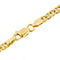 Collier Collier en or jaune maille œil de tigre 58 Facettes 33121