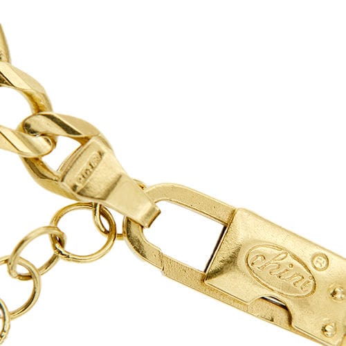 Collier à maillons figaro en or jaune Chini