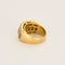 Bague 53 Bague bandeau or jaune et diamants 58 Facettes CRE0041X4