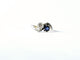 Bague 50 Bague Toi et Moi or jaune - Diamant et saphir 58 Facettes