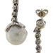 Boucles d'oreilles Boucles d'oreilles pendantes en or blanc, perles et diamants 58 Facettes G3528