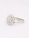 Bague 55 Bague fleur or blanc diamants 58 Facettes J602