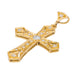 Pendentif Pendentif Croix Or jaune Diamant 58 Facettes 3319525CN