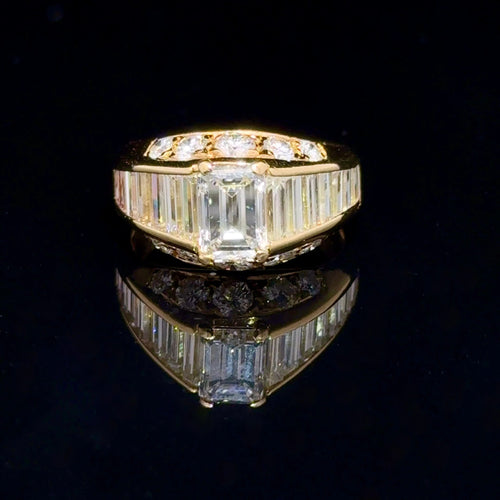 Vintage ring circa 1980 58 Facettes