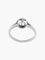 Bague BAGUE PLATINE SOLITAIRE DIAMANT STYLE RETRO 58 Facettes