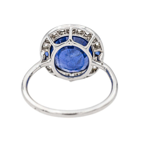 Bague Bague Platine Saphir 58 Facettes 3672192CN