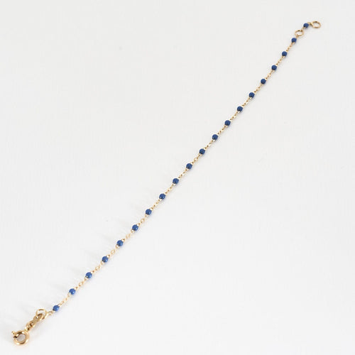 GIGI Clozeau - Classique Gigi - Bracelet en or jaune et résine bleu