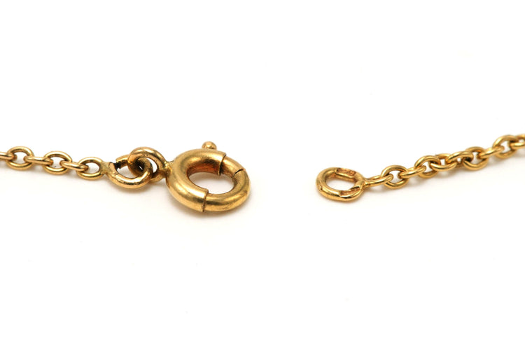 Collier Collier "Van Cleef & Arpels" contemporain en or jaune 18 carats, corail et diamant 58 Facettes 22764