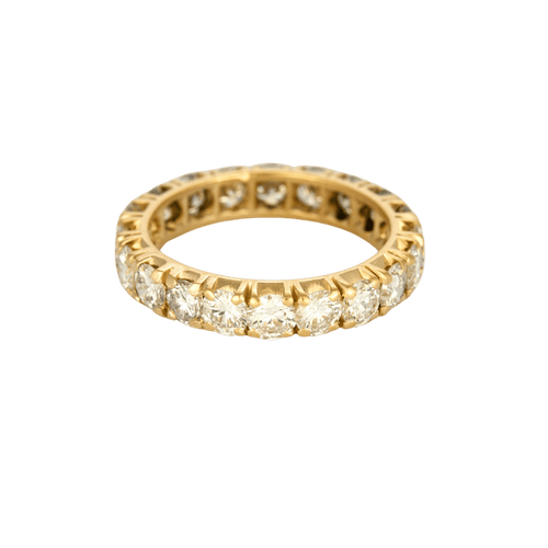 Bague 59 BAGUE ALLIANCE AMERICAINE OR JAUNE 58 Facettes BO/250001 NSS