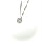 Collier Collier solitaire or blanc et diamant 1.04ct 58 Facettes Z1351595