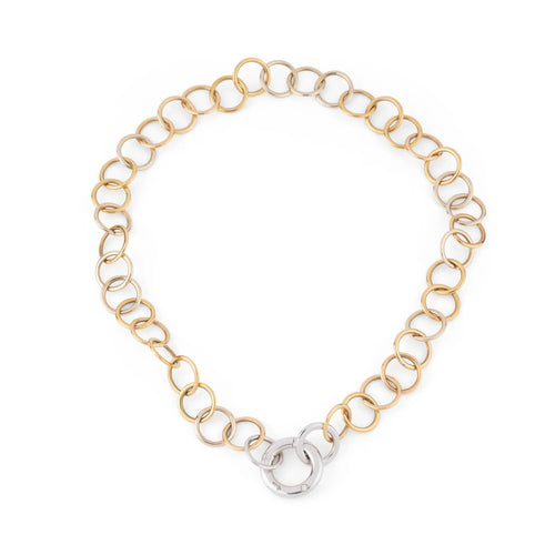 Collier Pomellato - Collier Lucciole Or Jaune & Or Gris 58 Facettes 1