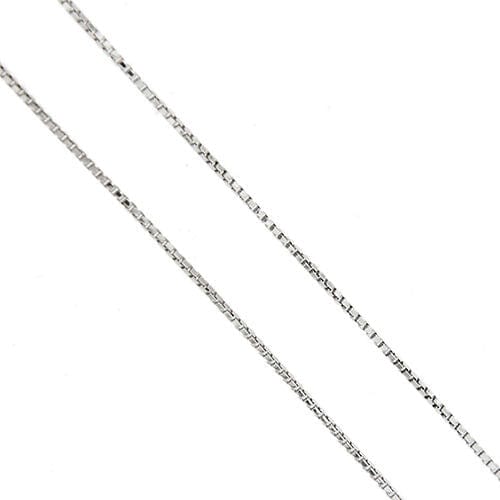 Collier en or blanc avec un diamant de 0,10 ct