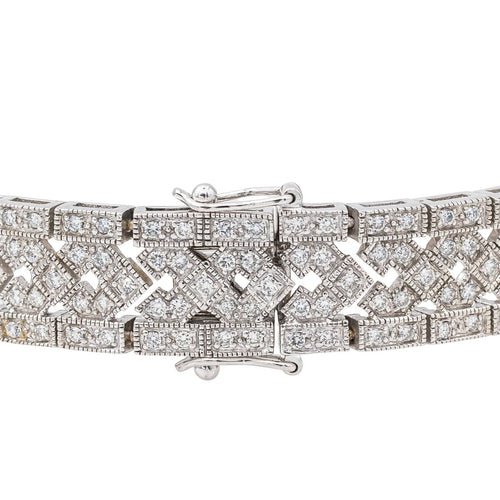 Bracelet Bracelet Or blanc Diamant 58 Facettes 3548168CN