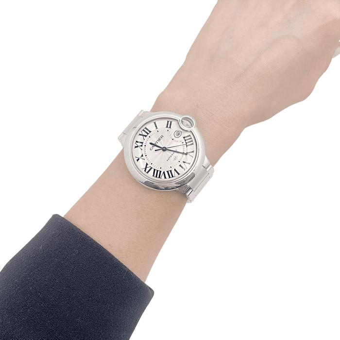 Montre Montre Cartier, "Ballon Bleu", acier. 58 Facettes 34204