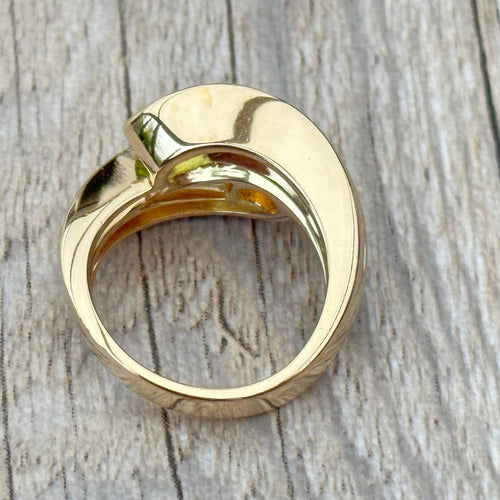 Bague 52 Bague Garel or jaune, péridot, citrine 58 Facettes 233