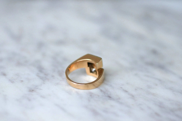 Bague 53 Bague Toi et Moi or rose, platine, diamants 58 Facettes