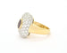 Bague Bague en or avec rubis et diamants autour 58 Facettes