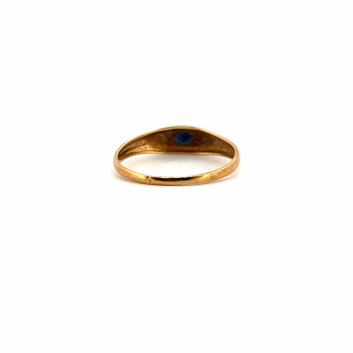 Bague 53 Bague Jonc Or Jaune Saphir 58 Facettes 65-GS35522