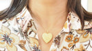 Pendentif Pendentif Coeur sablé de Carolina BUCCI en or jaune 58 Facettes 32863