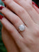 Ring 51.5 Belle Époque platinum ring with old cut diamonds 58 Facettes J303