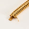 Bracelet Bracelet gourmette maille américaine en or jaune 58 Facettes