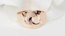 Bague 53 DINH VAN - Bague Menottes or rose 58 Facettes 33034