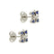 Boucles d'oreilles Tiffany & Co. - Boucles d'oreilles en platine serties de saphirs 58 Facettes 38212