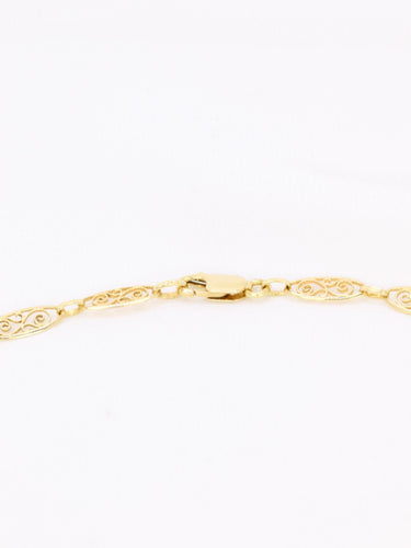 Collier Collier chaine maille filigrane or jaune 58 Facettes 1162.2