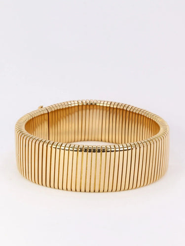Bracelet Bracelet Tubogas vintage en or jaune 58 Facettes 865