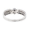 Bague 56 Bague Or blanc Saphir, Diamant 58 Facettes 3124049CN