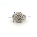 Bague 57 Bague entourage or blanc diamants 58 Facettes 4-GS30235-01