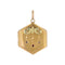 Pendentif Pendentif médaillon ancien hexagonal 58 Facettes 24-343