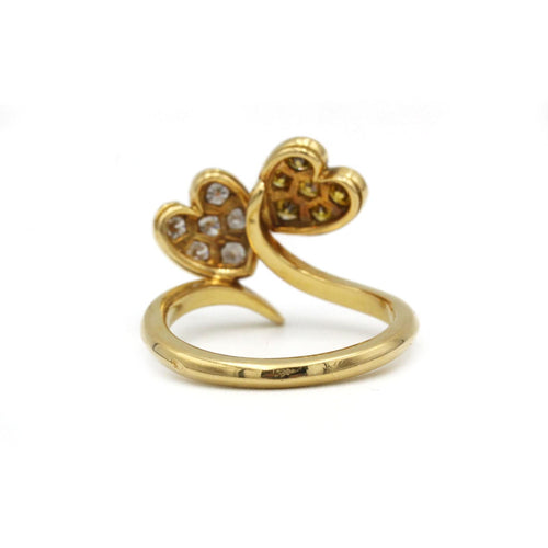 Bague 51 Bague - Or jaune et diamants 58 Facettes 1075