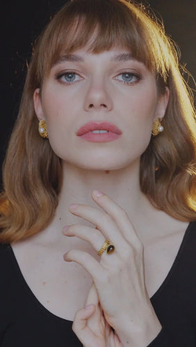 Bague BOUCHERON - Bague Serpent Bohème or jaune et Oeil de Tigre 58 Facettes