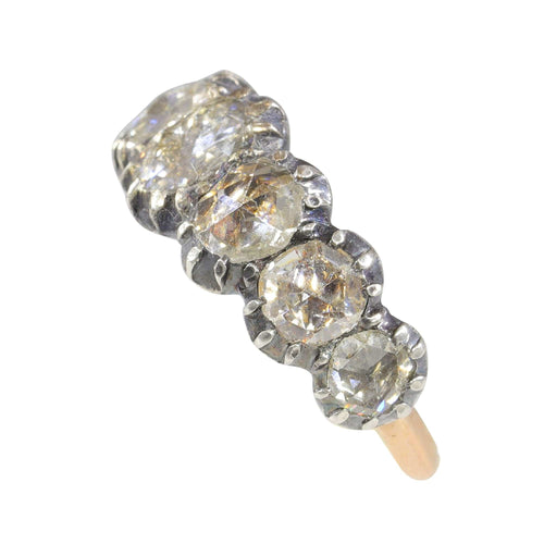 Bague 52 Bague en diamant géorgienne : un murmure du passé 58 Facettes 21272-0590