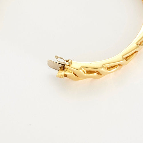 Bracelet Bracelet tank or jaune diamants 58 Facettes LP467/9