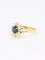 Bague 52.5 Bague marguerite or jaune saphir diamants 58 Facettes 1CA0000011/1