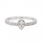 Bague 53 Bague Solitaire Or blanc Diamant 58 Facettes 3029957CN