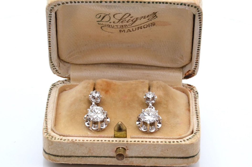 Boucles d'oreilles Boucles d'oreilles vintage diamants 58 Facettes 26580