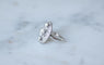 Bague 53 Bague Ovale Art Déco Diamants 2.10 Cts, Platine & Or Blanc 58 Facettes