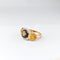 Bague 52 Bague 2 ors 18 carats, quartz fumé, citrines et diamants 58 Facettes 32603