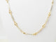 Collier Collier grain de café or jaune et blanc 58 Facettes GDC
