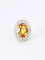Bague 51 Bague cocktail or blanc citrine 5 carats diamants 58 Facettes J416