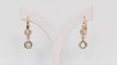 Boucles d'oreilles Boucles d'oreilles anciennes en or jaune et diamants 58 Facettes 30616
